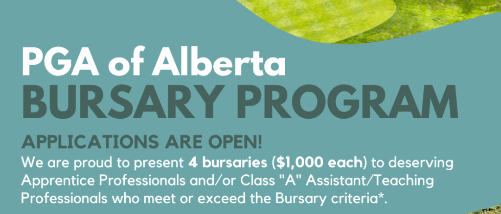 Last Week Left to Apply for a $1,000 PGA of Alberta Bursary