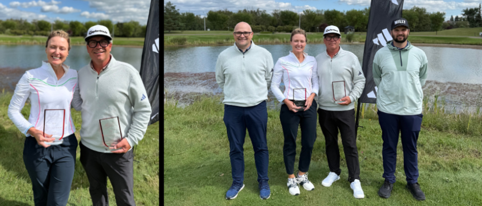 Mike Belbin and Lisa Sadd Tops at adidas/EFW Radiology Pro-Lady North