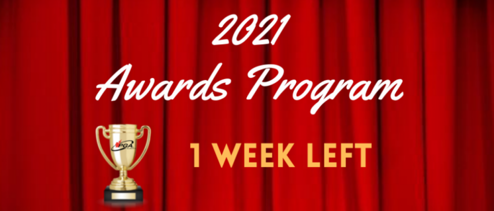 2021 Awards Program - 1 Week Left to Nominate