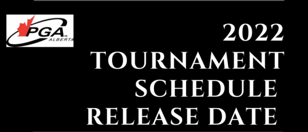 2022 Tournament Schedule Update