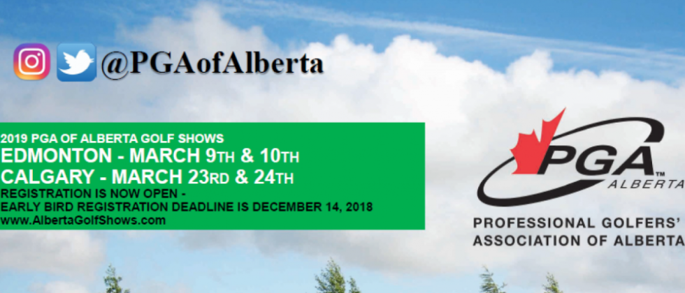 Alberta Golf Show - Early Bird Registration Deadline is TOMORROW