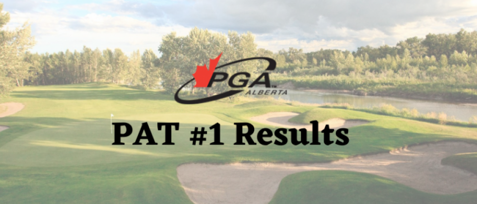 Eight Players Pass the first PAT of the Season at Highwood Golf