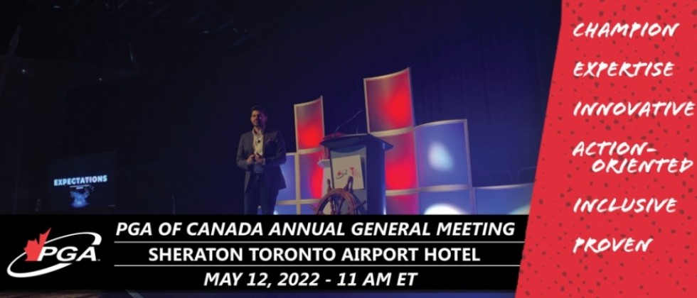 PGA of Canada AGM - Thursday, May 12