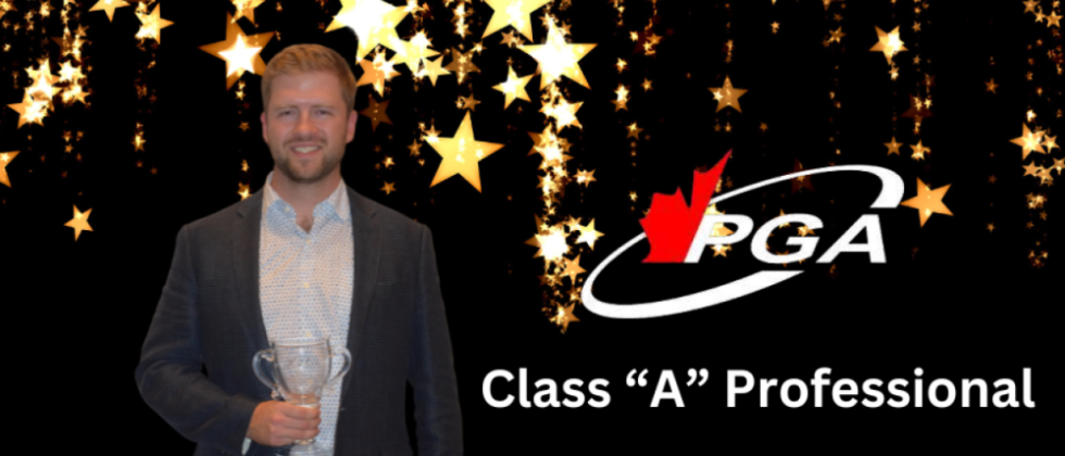Stephen Yanitski named PGA of Canada Class "A" Assistant Professional of the Year