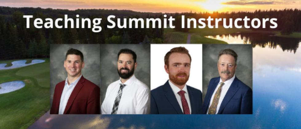 Teaching Summit Instructors Announced