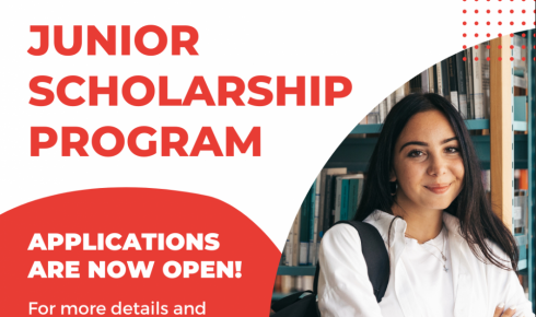 Junior Scholarships Open - Apply Now