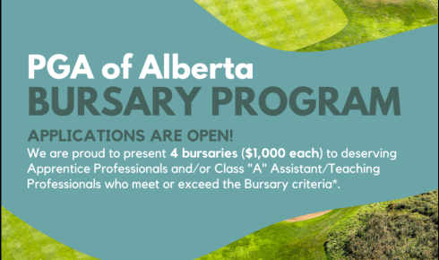 Last Week Left to Apply for a $1,000 PGA of Alberta Bursary