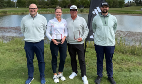 Mike Belbin and Lisa Sadd Tops at adidas Pro-Lady South Presented by EFW Radiology