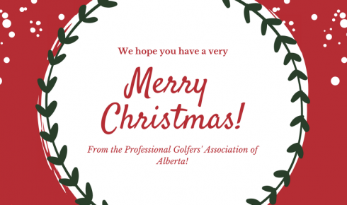 PGA of Alberta Office Hours Update - Closed Dec. 20th - Jan. 3rd