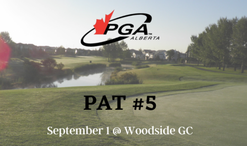 Play Ability Test Draw - Woodside GC on September 1st