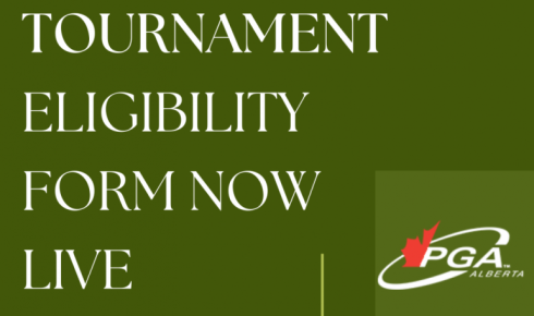Tournament Eligibility Form Now Live