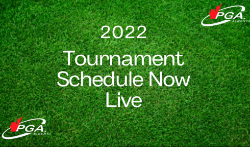 Tournament Schedule Now Live