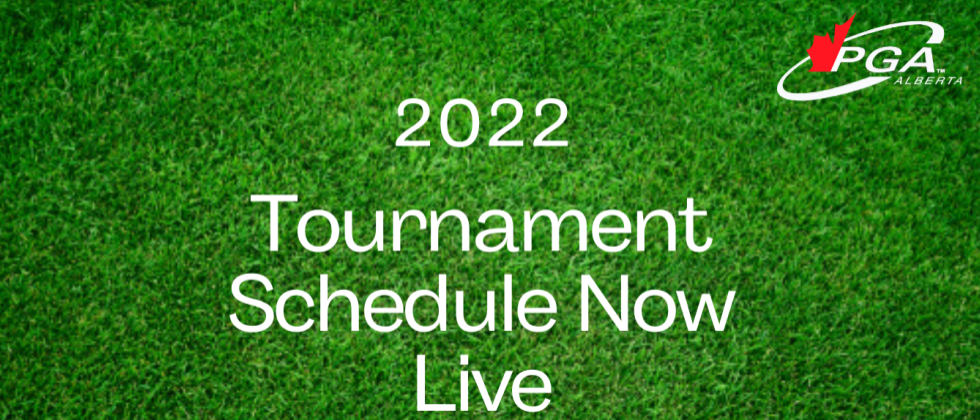Tournament Schedule Now Live